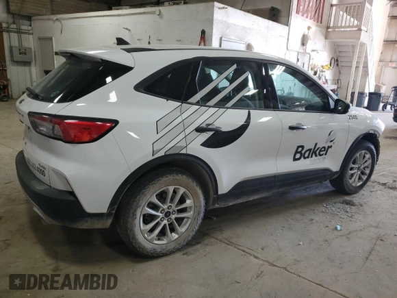 2021 Ford Escape S with VIN 1FMCU9F66MUA26257, listed as a Copart auction lot 51043715 with 76,767 mi miles and Salvage Title. Bid and sale history available at DreamBid. Image 3.