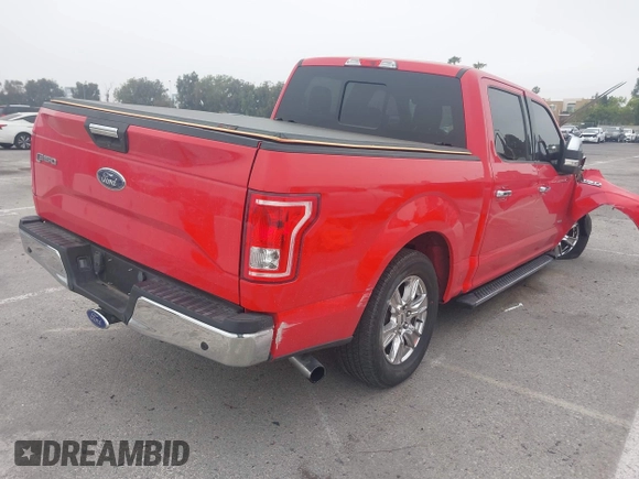 2016 Ford F-150 XL with VIN 1FTEW1CG6GKD56728, listed as a IAAI auction lot 42458891 with 87,923 mi miles and . Bid and sale history available at DreamBid. Image 4.