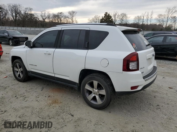 2016 Jeep Compass High Altitude z VIN 1C4NJDEB0GD764518, wystawiony jako Copart lot #47104685 z przebiegiem 116 599 mil mil oraz Szkoda całkowita • Salvage title. Historia ofert i sprzedaży dostępna na DreamBid. Obrazek 2.