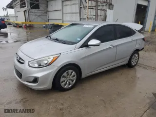 2017 Hyundai Accent SE with VIN KMHCT4AE8HU316672, listed as a Copart auction lot 50090235 with 117,529 mi miles and Salvage Title. Bid and sale history available at carsss.com. Image 1.