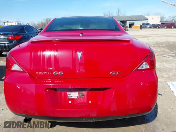 2007 Pontiac G6 GT with VIN 1G2ZH36N874105462, listed as a IAAI auction lot 41982223 with 140,921 mi miles. Bid and sale history available at carsss.com. Image 17.