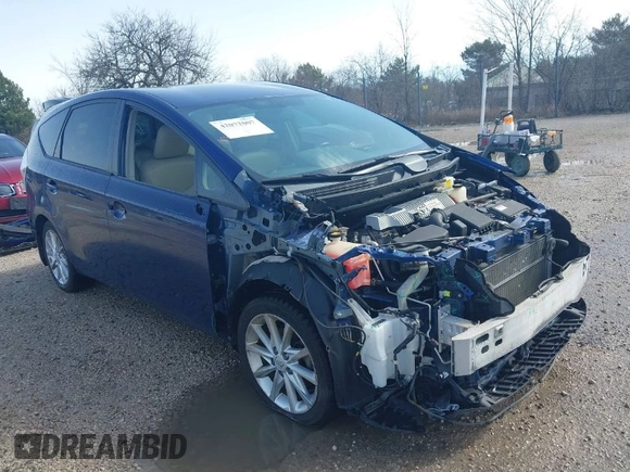 2013 Toyota Prius Two with VIN JTDZN3EUXD3272985, listed as a IAAI auction lot 42072007 with 135,785 mi miles and . Bid and sale history available at carsss.com. Image 1.