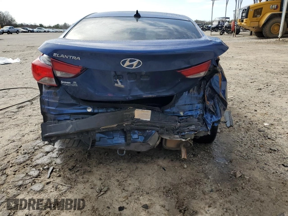 2016 Hyundai Elantra SE with VIN 5NPDH4AE7GH702342, listed as a Copart auction lot 48133575 with 129,978 mi miles and Salvage Title. Bid and sale history available at DreamBid. Image 6.