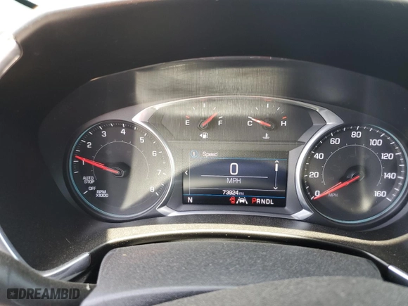 2020 Chevrolet Equinox LT with VIN 3GNAXKEV4LL132791, listed as a Copart auction lot 50014315 with 73,924 mi miles and Salvage Title. Bid and sale history available at carsss.com. Image 9.