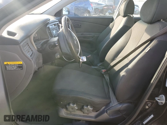 2008 Kia Rio LX with VIN KNADE163986345138, listed as a Copart auction lot 43580185 with 147,067 mi miles and Non Repairable. Bid and sale history available at carsss.com. Image 7.