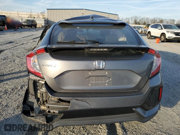 2018 Honda Civic EX with VIN SHHFK7H5XJU216923, listed as a Copart auction lot 49716635 with Not provided miles and Salvage title. Bid and sale history available at DreamBid. Image 6.