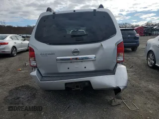 2008 Nissan Pathfinder SE with VIN 5N1AR18B38C658035, listed as a Copart auction lot 48280825 with Not provided miles and Clean title. Bid and sale history available at DreamBid. Image 6.