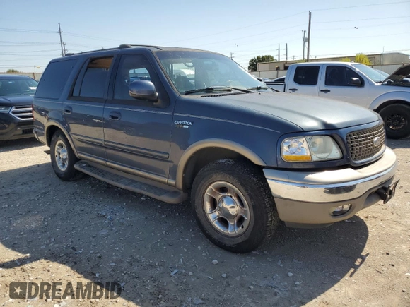 2001 Ford Expedition Eddie Bauer with VIN 1FMRU17L41LA95384, listed as a Copart auction lot 65800784 with Not provided miles and Salvage title. Bid and sale history available at DreamBid. Image 4.