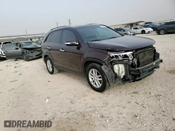 2014 Kia Sorento LX with VIN 5XYKT3A65EG474094, listed as a Copart auction lot 49926755 with 107,446 mi miles and Salvage Title. Bid and sale history available at DreamBid. Image 11.