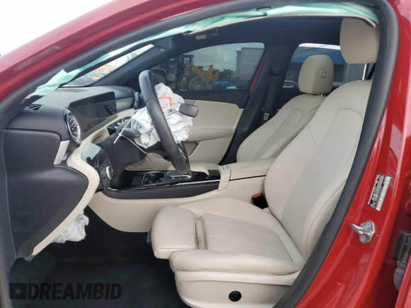 2022 Mercedes-Benz A 220 with VIN W1K3G4EB7NJ340943, listed as a Copart auction lot 86741384 with 35,707 mi miles and Salvage Title. Bid and sale history available at DreamBid. Image 7.