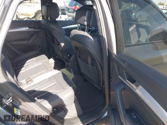 2023 Audi Q5 Sportback S line Premium Plus with VIN WA15AAFY7P2074384, listed as a IAAI auction lot 42057841 with 34,402 mi miles and . Bid and sale history available at DreamBid. Image 8.