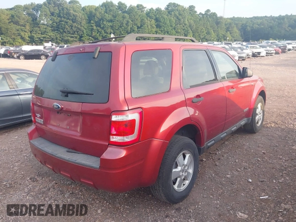 2008 Ford Escape XLT with VIN 1FMCU03188KA76857, listed as a IAAI auction lot 42788713 with 2,325,531 mi miles and . Bid and sale history available at DreamBid. Image 4.