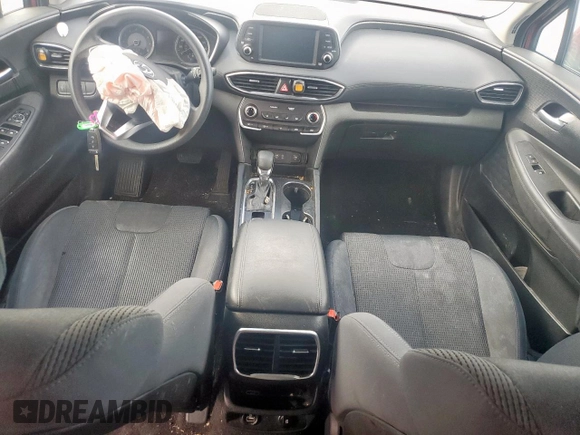 2020 Hyundai Santa Fe SE with VIN 5NMS23AD7LH169071, listed as a Copart auction lot 47725845 with 0 mi miles and Salvage Title. Bid and sale history available at carsss.com. Image 8.