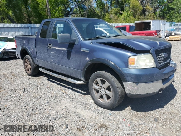 2005 Ford F-150 STX with VIN 1FTRX14W15KC67215, listed as a Copart auction lot 49479865 with 188,718 mi miles and Salvage Title. Bid and sale history available at carsss.com. Image 4.