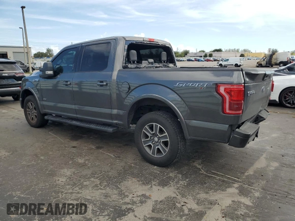 2015 Ford F-150 XLT with VIN 1FTEW1EP9FFB46015, listed as a Copart auction lot 46053995 with 113,883 mi miles and Salvage Title. Bid and sale history available at carsss.com. Image 2.