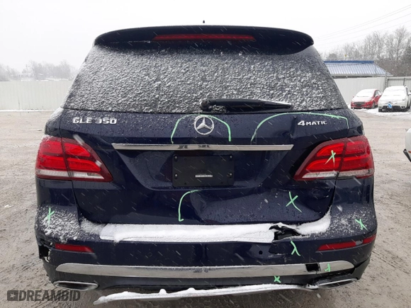 2018 Mercedes-Benz GLE with VIN 4JGDA5HBXJB175004, listed as a Copart auction lot 44131375 with 74,995 mi miles and Salvage Title. Bid and sale history available at carsss.com. Image 6.