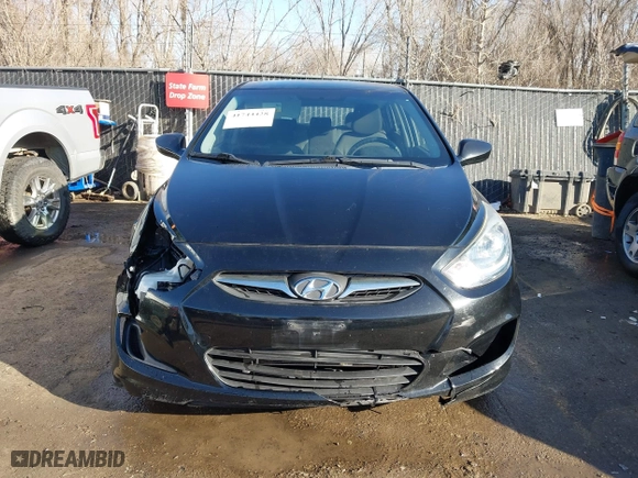 2013 Hyundai Accent GL with VIN KMHCT5AE6DU128989, listed as a IAAI auction lot 41744428 with 92,102 mi miles. Bid and sale history available at carsss.com. Image 12.