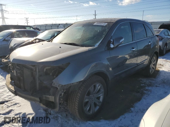 2012 Acura MDX Advance with VIN 2HNYD2H88CH501628, listed as a Copart auction lot 88080915 with 165,849 mi miles and Clean Title. Bid and sale history available at DreamBid. Image 1.