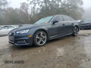 2017 Audi A4 Premium Plus with VIN WAULNAF49HN028342, listed as a Copart auction lot 84749944 with 66,932 mi miles and Salvage Title. Bid and sale history available at carsss.com. Image 1.