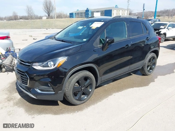 2019 Chevrolet Trax LT with VIN KL7CJRSB7KB854727, listed as a IAAI auction lot 41745446 with 58,716 mi miles. Bid and sale history available at carsss.com. Image 2.