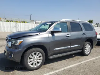 2020 Toyota Sequoia Platinum with VIN 5TDDY5G1XLS177999, listed as a Copart auction lot 67546753 with 32,658 mi miles. Bid and sale history available at carsss.com. Image 1.