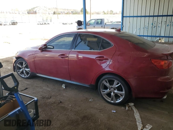 2010 Lexus IS 250 with VIN JTHBF5C26A5120048, listed as a Copart auction lot 51120655 with Not Provided miles and Salvage Title. Bid and sale history available at carsss.com. Image 2.