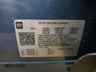 2024 Buick Encore GX Preferred z VIN KL4AMCSL3RB188350, wystawiony jako Copart lot #58574665 z przebiegiem 3 226 mil mil oraz Szkoda całkowita • Salvage title. Historia ofert i sprzedaży dostępna na DreamBid. Obrazek 13.