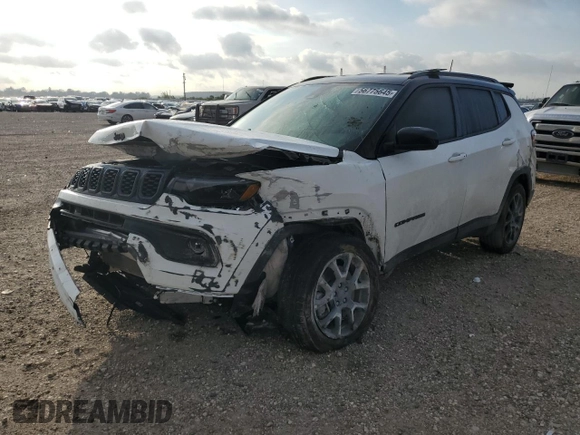 2024 Jeep Compass Latitude with VIN 3C4NJDBN1RT162366, listed as a Copart auction lot 56775645 with Not provided miles and Salvage title. Bid and sale history available at DreamBid. Image 1.