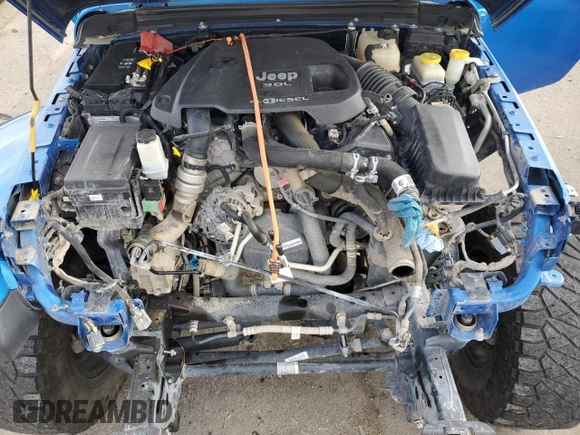 2021 Jeep Wrangler Unlimited Sahara High Altitude with VIN 1C4HJXEM3MW770622, listed as a Copart auction lot 76144874 with 71,886 mi miles and Salvage title. Bid and sale history available at DreamBid. Image 11.