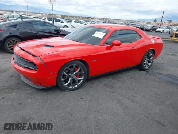 2015 Dodge Challenger R/T with VIN 2C3CDZAT3FH878268, listed as a IAAI auction lot 41756830 with 123,217 mi miles and . Bid and sale history available at DreamBid. Image 2.