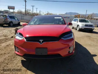 2020 Tesla Model X Long Range with VIN 5YJXCDE29LF261267, listed as a Copart auction lot 48111043 with 0 mi miles. Bid and sale history available at carsss.com. Image 5.