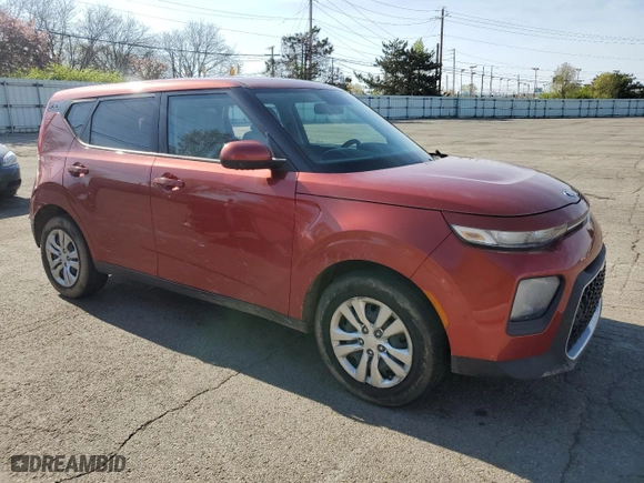 2021 Kia Soul X-Line with VIN KNDJ23AU3M7757988, listed as a Copart auction lot 53630805 with 143,666 mi miles and Salvage Title. Bid and sale history available at carsss.com. Image 4.