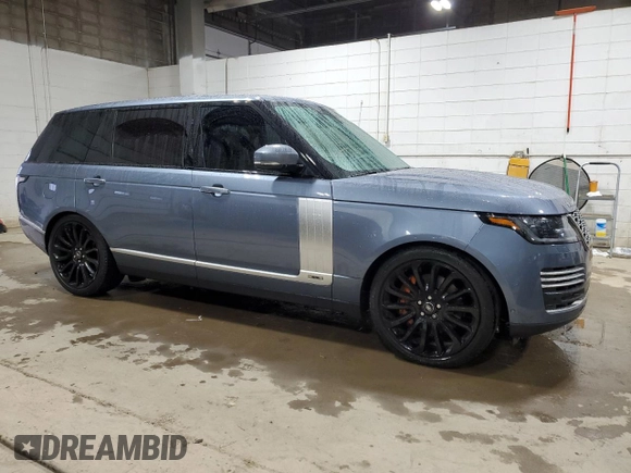 2019 Land Rover Range Rover z VIN SALGV5RE8KA519007, wystawiony jako Copart lot #81339944 z przebiegiem 55 158 mil mil oraz Szkoda całkowita • Salvage title. Historia ofert i sprzedaży dostępna na DreamBid. Obrazek 4.