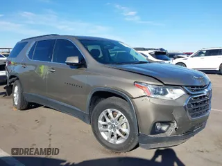 2020 Chevrolet Traverse LT Cloth with VIN 1GNERGKW7LJ112127, listed as a IAAI auction lot 41836681 with 98,575 mi miles. Bid and sale history available at carsss.com. Image 1.