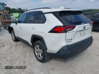 2020 Toyota RAV4 Hybrid XLE z VIN 2T3RWRFV7LW072553, wystawiony jako IAAI lot #42197281 z przebiegiem 166 115 mil mil oraz . Historia ofert i sprzedaży dostępna na DreamBid. Obrazek 3.