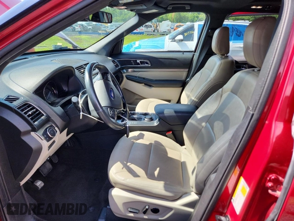 2018 Ford Explorer XLT with VIN 1FM5K8D80JGB93799, listed as a Copart auction lot 62844085 with 87,084 mi miles and Salvage title. Bid and sale history available at DreamBid. Image 7.