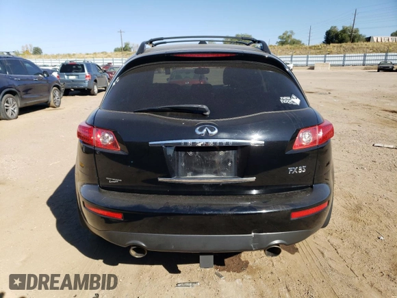 2008 Infiniti FX35 with VIN JNRAS08W68X209947, listed as a Copart auction lot 75387874 with 85,869 mi miles and Salvage Title. Bid and sale history available at carsss.com. Image 6.