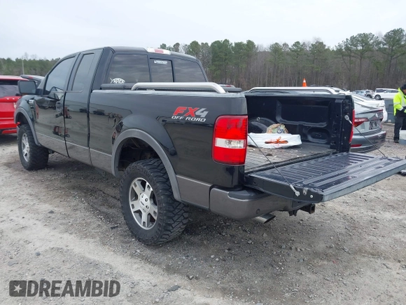 2005 Ford F-150 XLT with VIN 1FTPX14525FA14833, listed as a IAAI auction lot 41710410 with 120,458 mi miles. Bid and sale history available at carsss.com. Image 3.