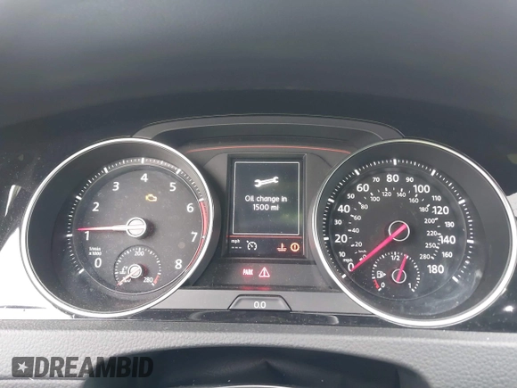 2018 Volkswagen Golf GTI S with VIN 3VW447AUXJM275709, listed as a IAAI auction lot 41282474 with 136,496 mi miles. Bid and sale history available at carsss.com. Image 7.