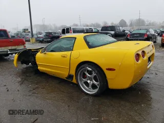2001 Chevrolet Corvette Z06 with VIN 1G1YY12S415132742, listed as a Copart auction lot 80775174 with 81,533 mi miles and Salvage Title. Bid and sale history available at carsss.com. Image 2.