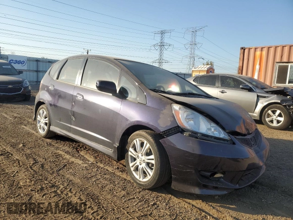 2009 Honda Fit Sport with VIN JHMGE88489S074126, listed as a Copart auction lot 74920054 with 100,157 mi miles and Salvage Title. Bid and sale history available at carsss.com. Image 4.