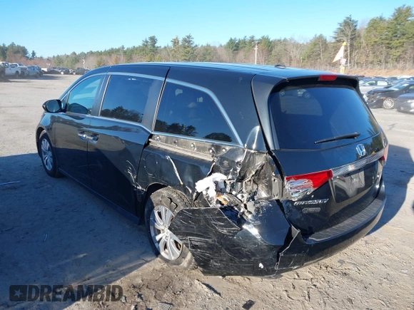2017 Honda Odyssey SE with VIN 5FNRL5H32HB020340, listed as a IAAI auction lot 41884146 with 45,822 mi miles and . Bid and sale history available at carsss.com. Image 3.