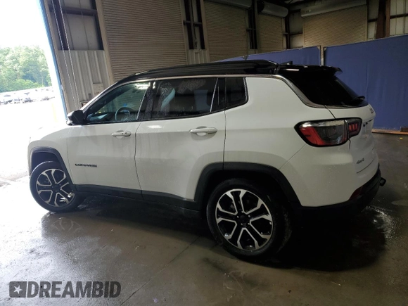 2024 Jeep Compass Limited z VIN 3C4NJDCN2RT609995, wystawiony jako Copart lot #63028605 z przebiegiem 29 744 mil mil oraz Czysty tytuł • Clean title. Historia ofert i sprzedaży dostępna na DreamBid. Obrazek 2.