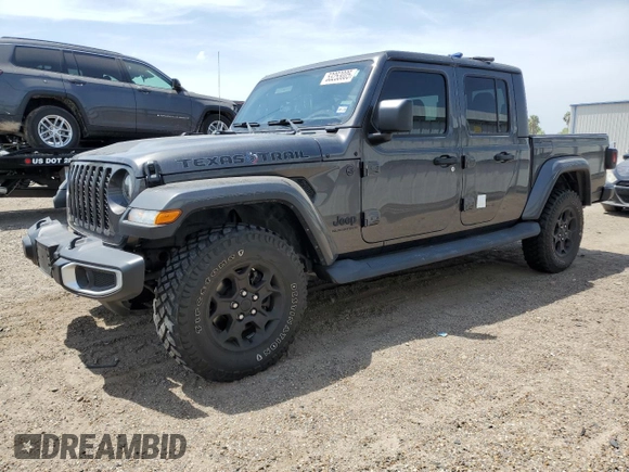 2023 Jeep Gladiator Freedom с VIN 1C6HJTAG5PL562148, выставлен на аукционе Copart как лот 53253005 с пробегом 18 076 миль миль и Списание • Salvage title. История ставок и продаж доступна на DreamBid. Изображение 1.