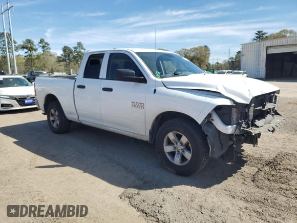 2017 Ram 1500 Tradesman with VIN 1C6RR6FG3HS860454, listed as a Copart auction lot 49672575 with 109,510 mi miles and Salvage title. Bid and sale history available at DreamBid. Image 4.