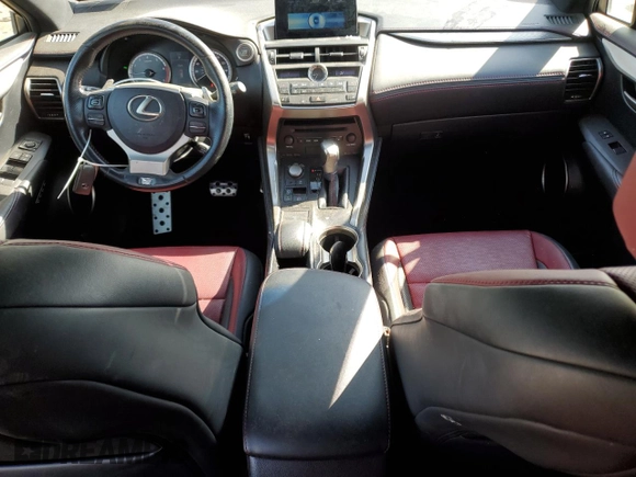 2015 Lexus NX 200t with VIN JTJBARBZXF2018280, listed as a Copart auction lot 56153555 with 134,003 mi miles and Salvage title. Bid and sale history available at DreamBid. Image 8.
