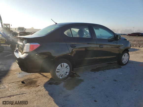 2024 Mitsubishi Mirage G4 ES with VIN ML32FUFJ1RHF13910, listed as a Copart auction lot 50687995 with 3,890 mi miles and Non Repairable. Bid and sale history available at carsss.com. Image 3.