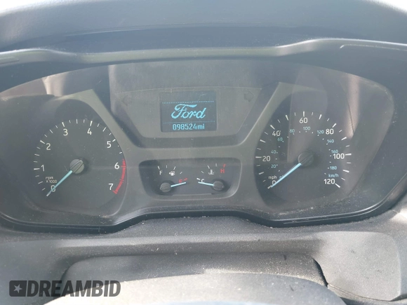 2017 Ford Transit Cargo with VIN 1FTBW3XG9HKA80524, listed as a IAAI auction lot 37520715 with 98,524 mi miles. Bid and sale history available at carsss.com. Image 15.