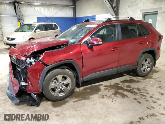 2024 Toyota RAV4 XLE with VIN 2T3P1RFV5RW416539, listed as a Copart auction lot 49239025 with 12,073 mi miles and Salvage Title. Bid and sale history available at DreamBid. Image 1.