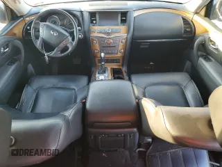 2012 Infiniti QX56 7-passenger with VIN JN8AZ2NF5C9519472, listed as a Copart auction lot 76924184 with 0 mi miles and Non Repairable. Bid and sale history available at carsss.com. Image 8.